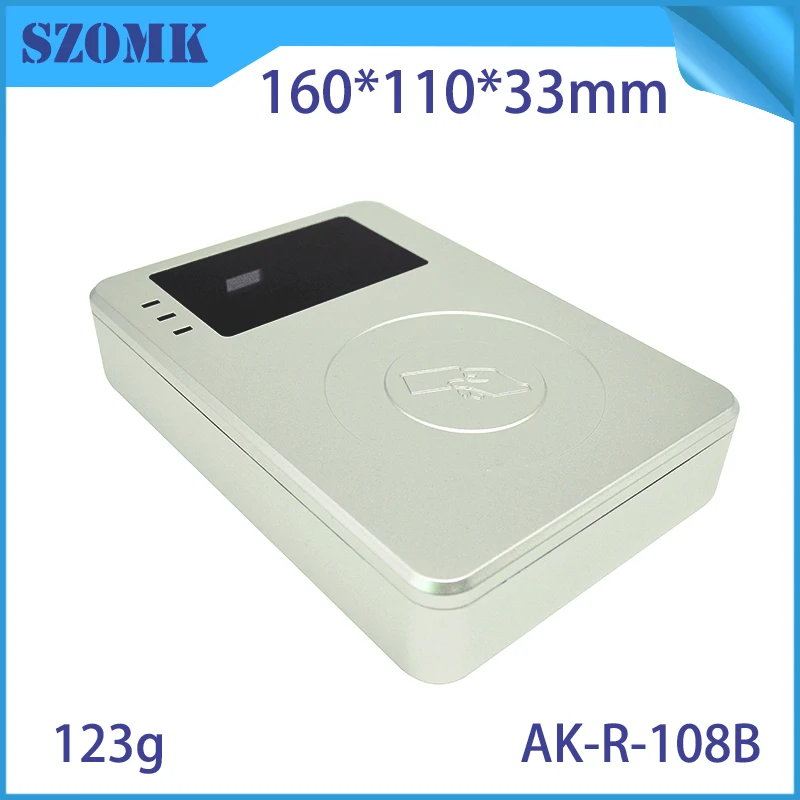 

1 piece, 160*110*33m szomk plastic casing for electronics equipment RFID plastic card reader project box LCD plastic housing