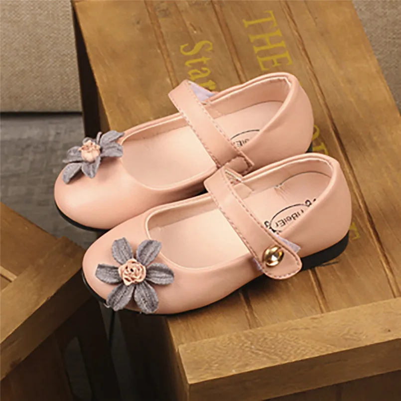 Sandals 2019 summer new Summer Children Kid Girls Solid Floral Sandals Princess Casual Shoes modis #4M13 (16)