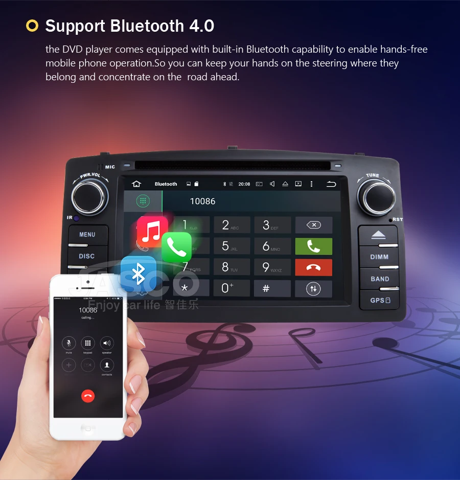 Cheap HD Android 9.0 Car Stereo For Toyota Corolla E120 BYD F3 GPS RADIO Stereo Car dvd Navigation Multimedia Unit 9