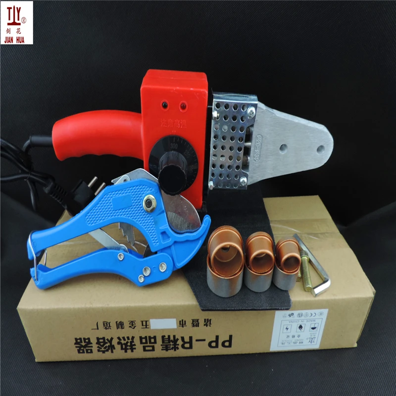 Plumber Tools 20-32mm Polypropylene Pipe Welding Iron Plastic Pipe Welding Machine Water Pipes Welding Machine Ppr plumbing non sticky household ppr hot melt plastic welding machine water pipe heat container not stick to die head fuser 20 25 32mm