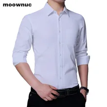 Новые мужские рубашки с длинными рукавами высокого качества хлопковые повседневные рубашки для работы мужские большие размеры Fashion Мужская одежда Модная рубашка