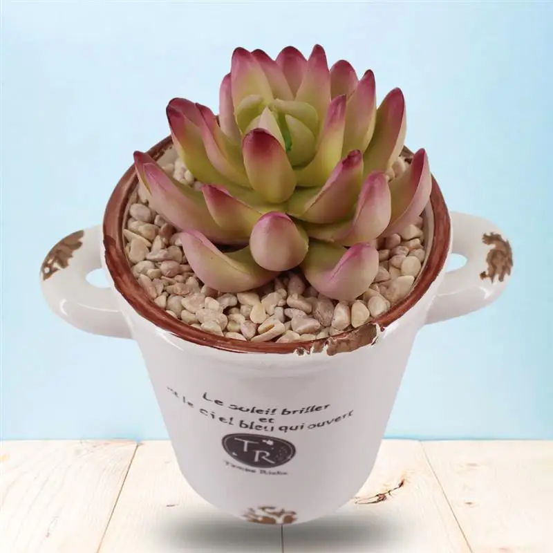 New Artificial Succulent DIY Unpotted Fake Plant Potted Plants Decor Plant Artificial Planters For Home Decor Fake Succulents