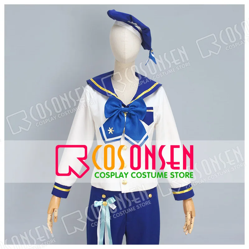 Косплей ONSEN Ensemble Stars rabits Nazuna Nito Tomoya Mashiro Hajime shino Mitsuru Tenma костюм моряка для маскарада