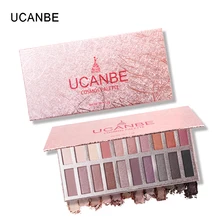 UCANBE Brand 20 Color Shimmer Matte Eye Shadow Makeup Palette Smokey Warm Pigmented Eyeshadow Powder Long Lasting Cosmetics Set