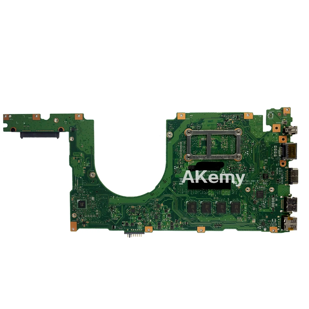 Akemy PU401LAC с I3-4010U процессор на борту 4 ГБ оперативная память материнская плата версия 2,2 для ASUS P401 P401L P401LA Материнская плата ноутбука 100% тесты