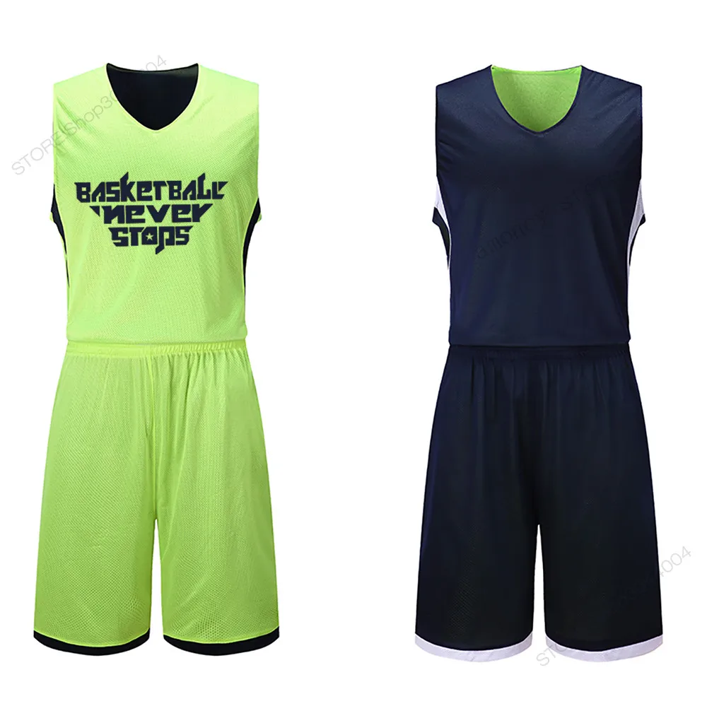 Adsmoney Pria Jersey Basket Bolak Balik 4 Warna Tersedia Nyaman