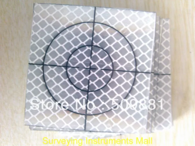 100pcs reflector sheet 30 x 30 mm 30x30 reflective tape target reflective tape sheet