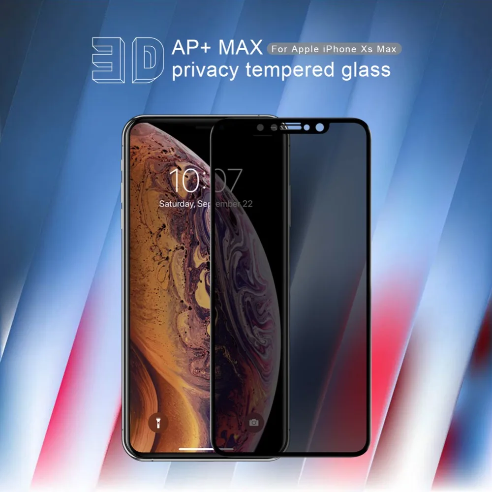 Для Apple iPhone XS Максимальная защита экрана Nillkin XD 3D CP + MAX AP Pro Max стекло пленочной край