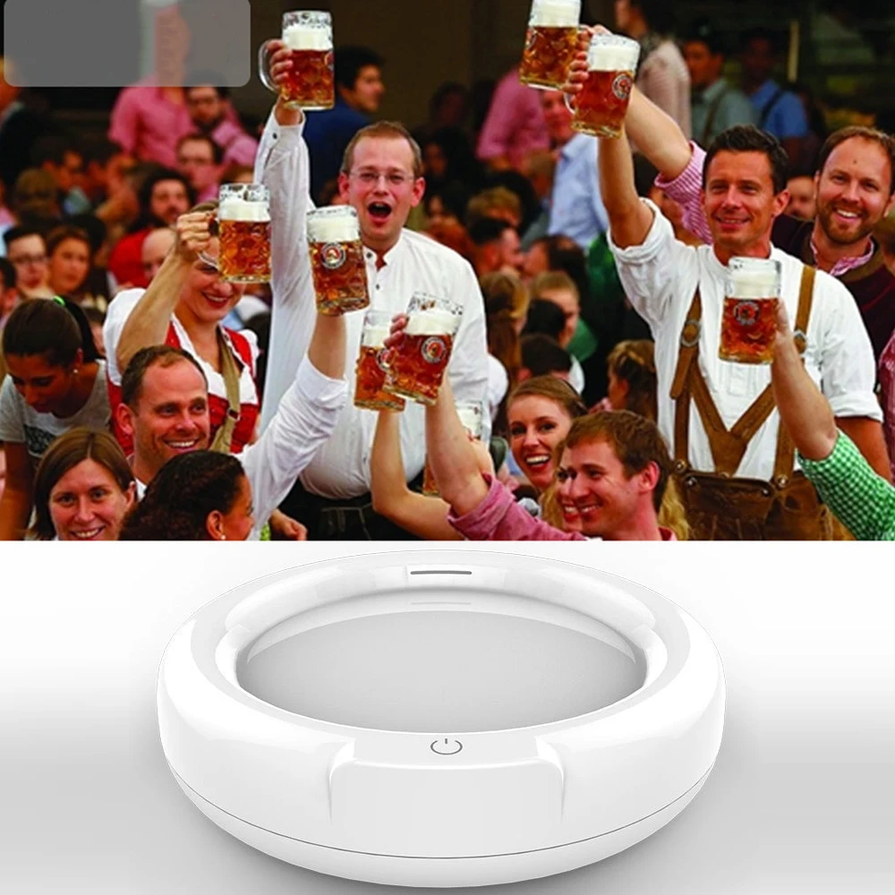 Beer Bubbler Household Supersonic Foaming Machine Portable Beer Foam Maker Sonic Foamer for Ice Beer