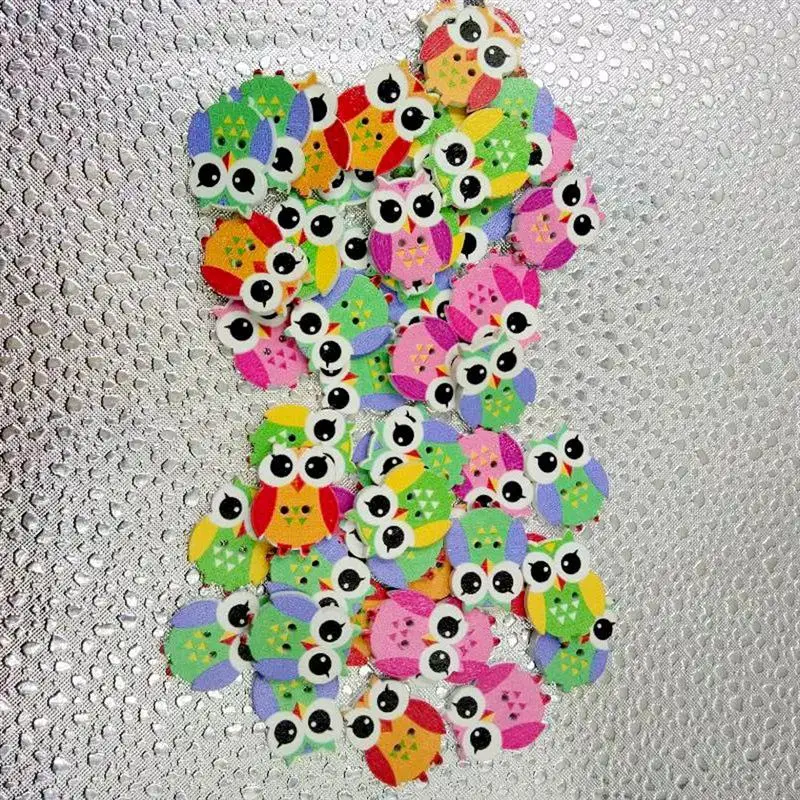 100 шт. милая сова фотосессия Скрапбукинг сделай сам (смешанные цвета)|crafts diy|craft sewing