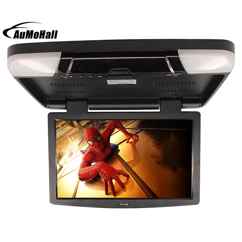 15.6" Flip Down TFT LCD Monitor Car Roof Mounted Down Monitorsin Car