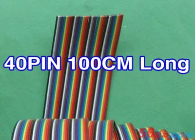 40 pin шаг цвет ленточный кабель проводников 100 см длинный быстрый