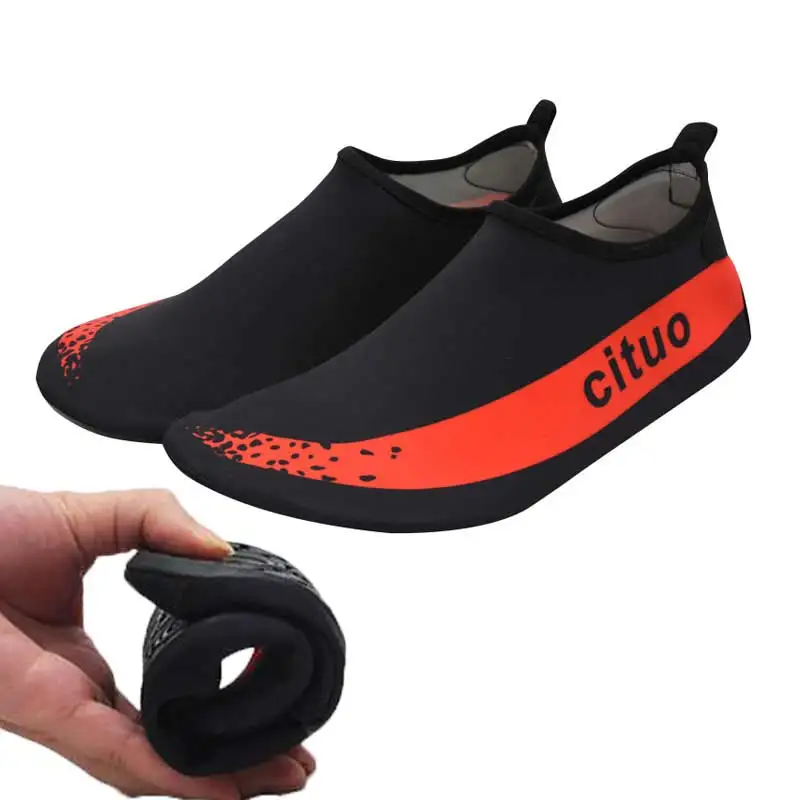

Quick-Dry Water Shoe Unisex Striped Lightweight Anti-slip Swimming Aqua Socks Mutifunctional Barefoot Beach Pool Surf Yoga