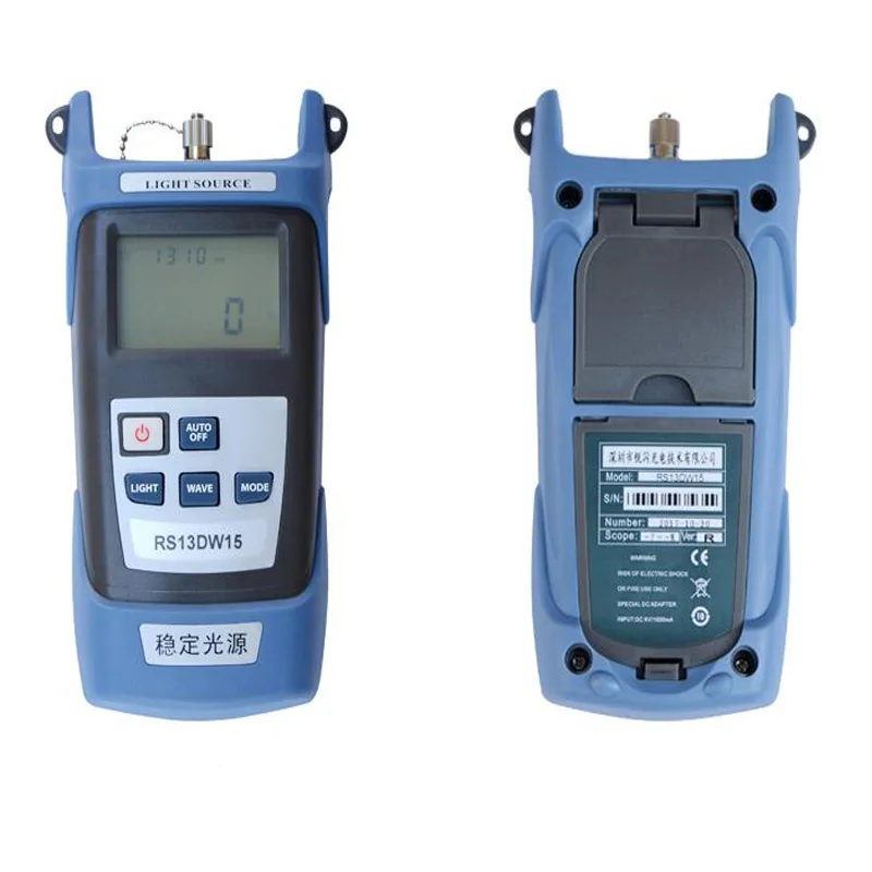 

Portable Fiber Optical -70-+3 Power Meter FTTH Tool Kit Red Laser Cable Tester Pen with VFL Light Source