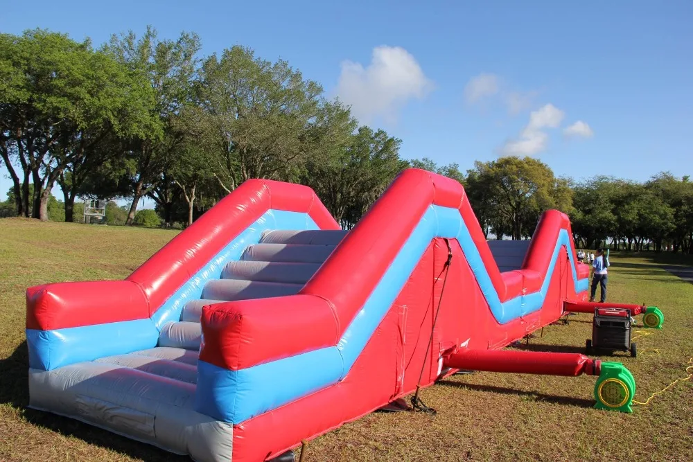 large inflatable running exercise play ground for kids to have fun and