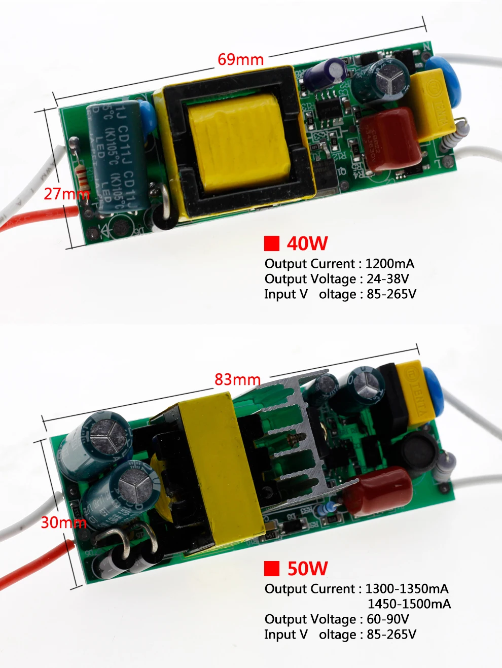 1-36 Вт светодиодный LightingTransformers 300mA драйвер Вход 110-265 V присущий постоянному Surrent Питание для Светодиодный Мощность огни