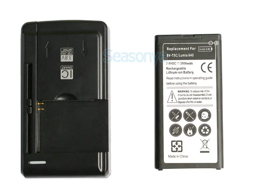 Seasonye 3500mAh BV T5C сменный литий ионный аккумулятор + универсальное настенное