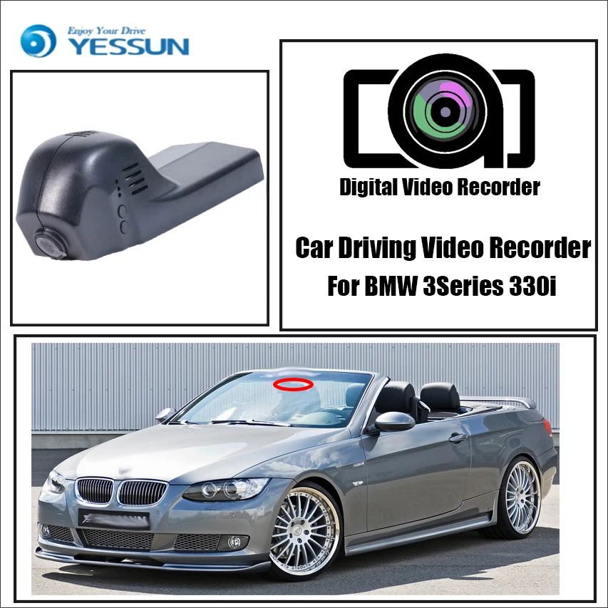 YESSUN for BMW 3 330i/Touring Driving Recorder Car Wifi Dvr Mini Camera Novatek 96658 Car Dash
