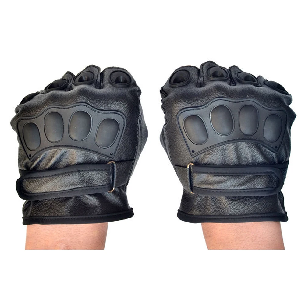 Winter font b Gloves b font PU Leather Climbing Bike Sport font b Gloves b font