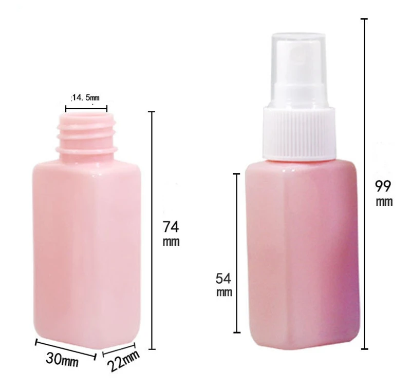 Sedorate 30 шт./лот пластиковые распылительные бутылки для духов 30 мл Духи Туман Automizer бутылки для многоразового использования макияж упаковочных контейнеров JX142