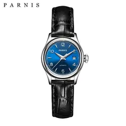 27 мм Parnis королевские женские часы люксовый бренд Топ женские часы механические сапфировые хрустальные японский механизм Miyota