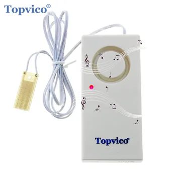 

Topvico Water Leak Detector Sensor Leakage Alarm Detection 120dB + LED Low Battery Alert Wireless Home Security Alarm System