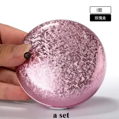 

free shipping A set / A set+replaced inner core+puff circle DIY Air cushion BB empty box,replacement packing calm makeup bottles