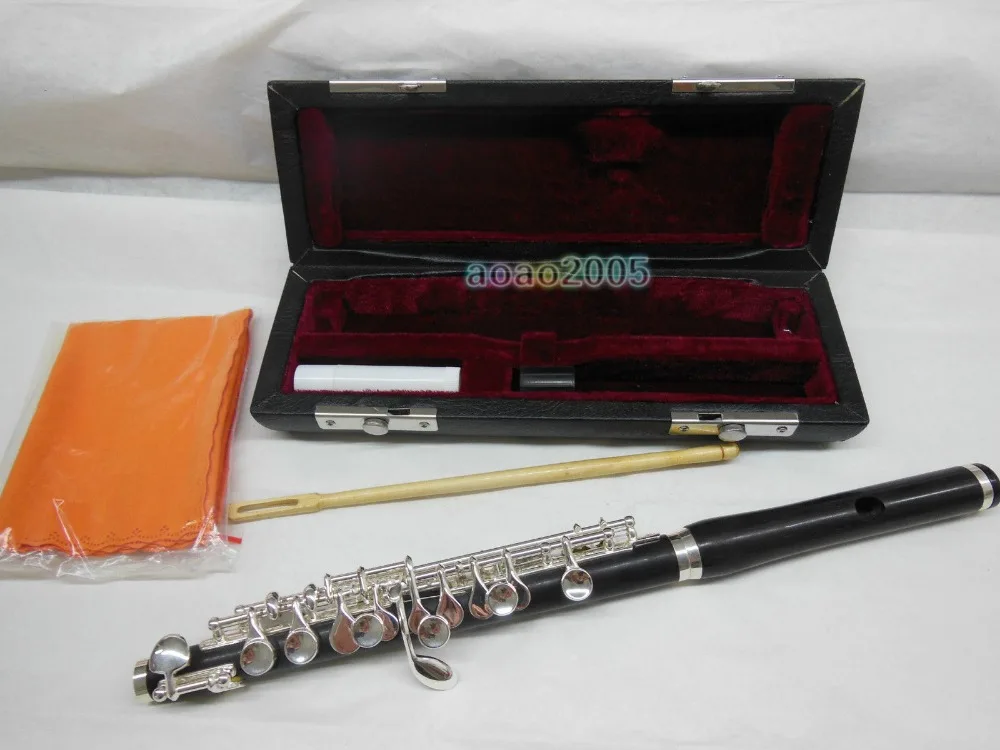 

Professional Ebony Piccolo Key Silver Plated C Tone