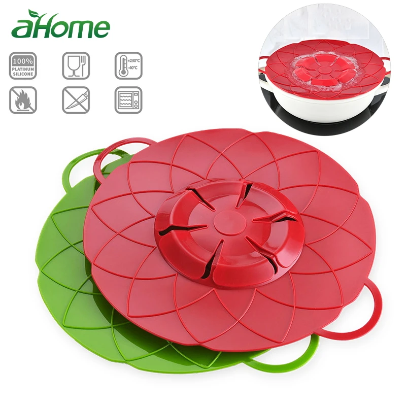 

Upgraded Silicone Lid Spill Stopper Pot Cover Cooking Pot Lids Utensil Kitchen Gadgets Kitchen Accessories Cooking