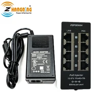 4 порта 100 Мбит/с пассивное питание через ethernet injector для PoE камеры WiFi точка доступа, 802.3af PoE устройств с 24 в 30 Вт источник питания