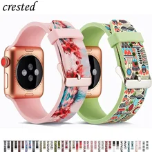 Ремешок для Apple watch 44 мм 40 мм iWatch 38 мм 42 мм силиконовый браслет для часов Apple watch 5 4 3 2 1 Аксессуары