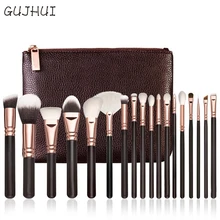 Hot Best Deal 18 pcs Rose Gold Makeup Brush Complete Eye Set Tools Powder Blending Brush Beauty Girl Nov.17