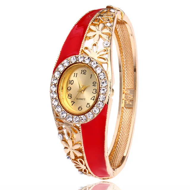 2018 Luxury Gold Women's Bracelet Watches Crystal Fashion Casual Ladies' Dress W 2018 Luxury Gold Women's Bracelet Watches Crystal Fashion Casual Ladies' Dress W