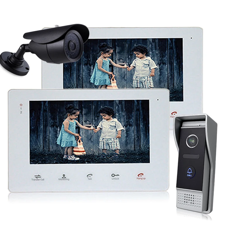Homefong 7 &quotTFT ЖК дисплей HD дверной звонок с камера охранных мониторы провода видео