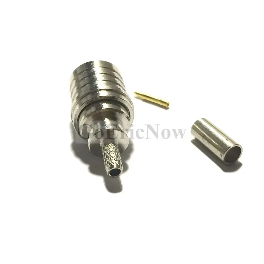 

10Pcs RF Coaxial QMA Male for RG316 RG174 Cable Connector Adapter