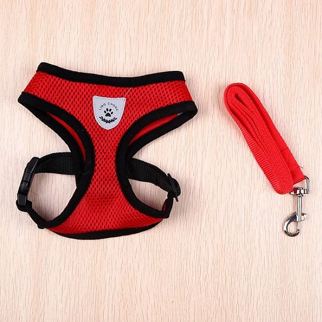 Lovely Cute Small dog Harness Pet Collar Supplies Leash Lead Set Pet