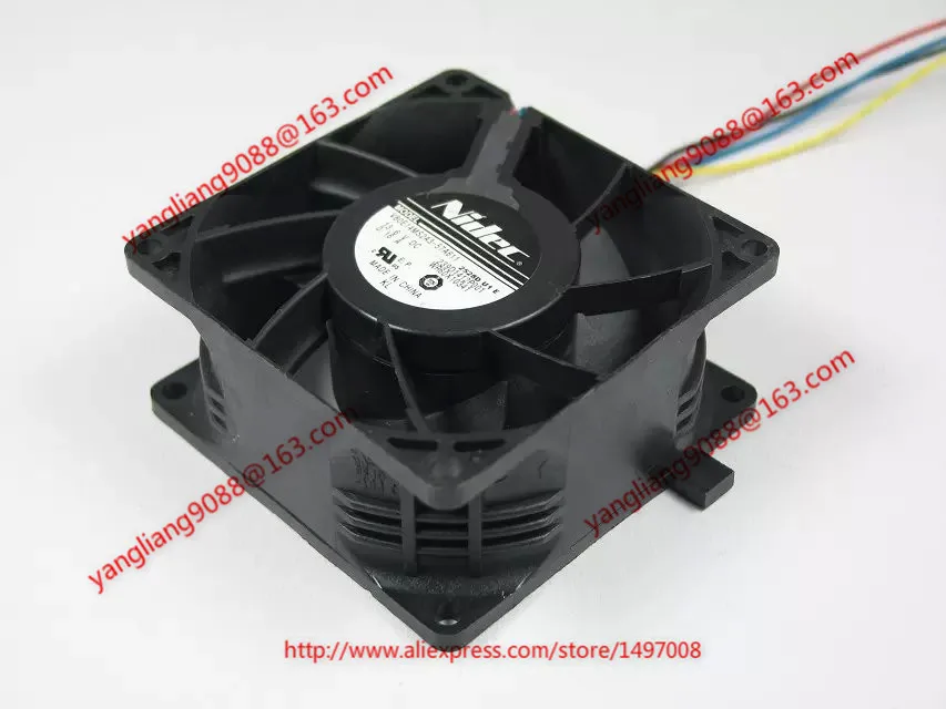 Nidec V80E14MS2A3-57A611 DC 13.6V 0.16A 5-wire 80x80x38mm Server Cooling Fan | Компьютеры и офис
