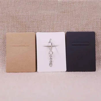 

1lot=200 pcs hot sale new The key card hairpin card can hold the brooch ,Card Blank Jewelry Card Can Custom Logo Cost Extra