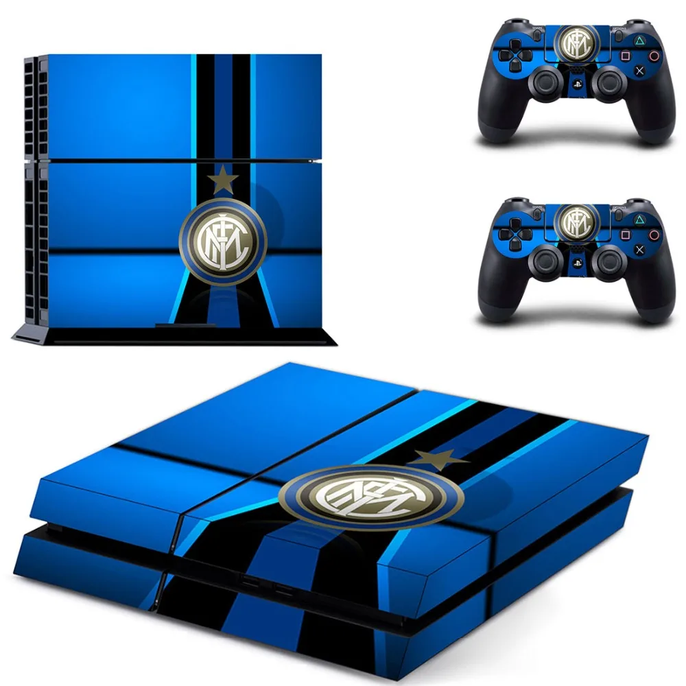 

PS4 Skin Sticker Decal for Sony PlayStation 4 Console and Controller Skin PS4 Sticker Vinyl - Inter Milan Football Team