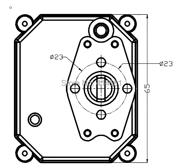 DC5V Колонка дистанционного управления, 3 провода(CR301), 2Nm, с индикатором и ручного управления