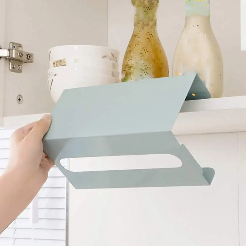 

Iron Kitchen Tissue Holder Hanging Bathroom Toilet Pumping Paper Holder Towel Rack Kitchen Cabinet Door Hook Holder Organizer