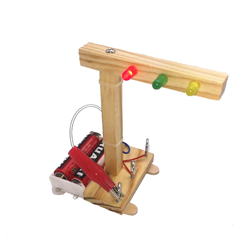 

Children Students Creative Diy Traffic Light Technology Invention Science Experiment Education Toys Kit