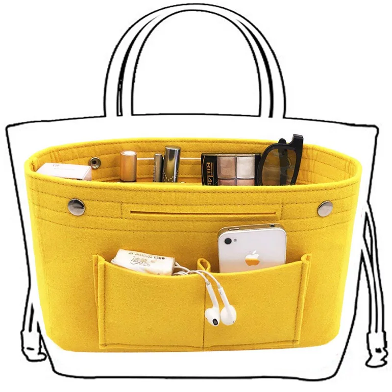 Obag войлочная тканевая внутренняя сумка женская модная сумочка мульти-карманы органайзер для косметики сумки багажные сумки аксессуары