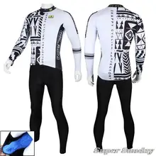 Мужская команда майки для велоспорта осенняя одежда для велоспорта с длинным рукавом велосипедная Джерси Зимняя флисовая одежда для езды на велосипеде