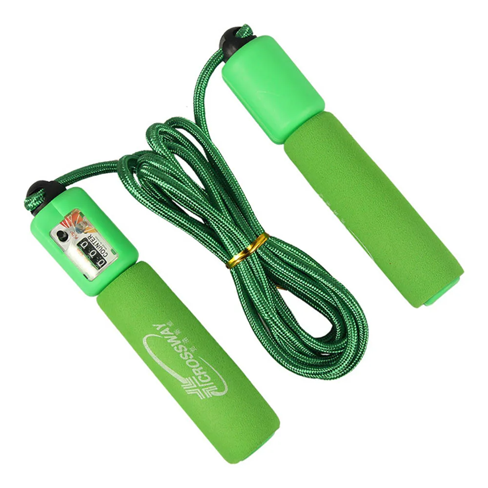 Adjustable Jump Ropes With Counter Crossfit Gym Jumping Skipping Rope