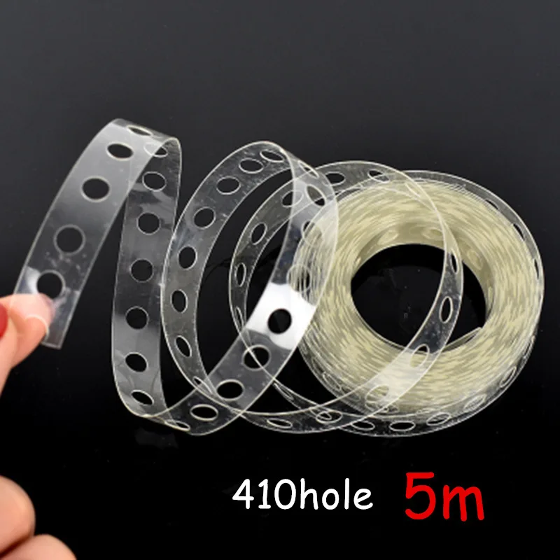 Single Double Hole Clear Balloon Decor Strip Arch Garland Ballon Wedding Birthday Party Clips Pump Glue Balloon Accessories - Цвет: Single Balloon Chain