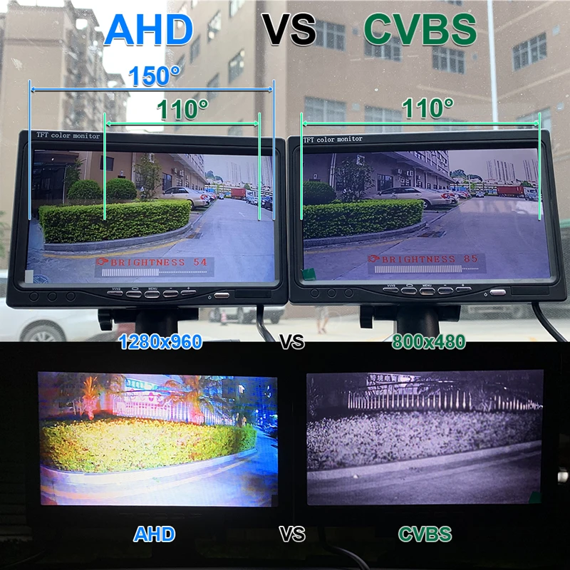 HD AHD 1280*960P Starlight ночное видение 8 СВЕТОДИОДНЫЙ Автомобильный задний вид обратный резервный AHD камера с 10 м 15 м 20 м видео кабель