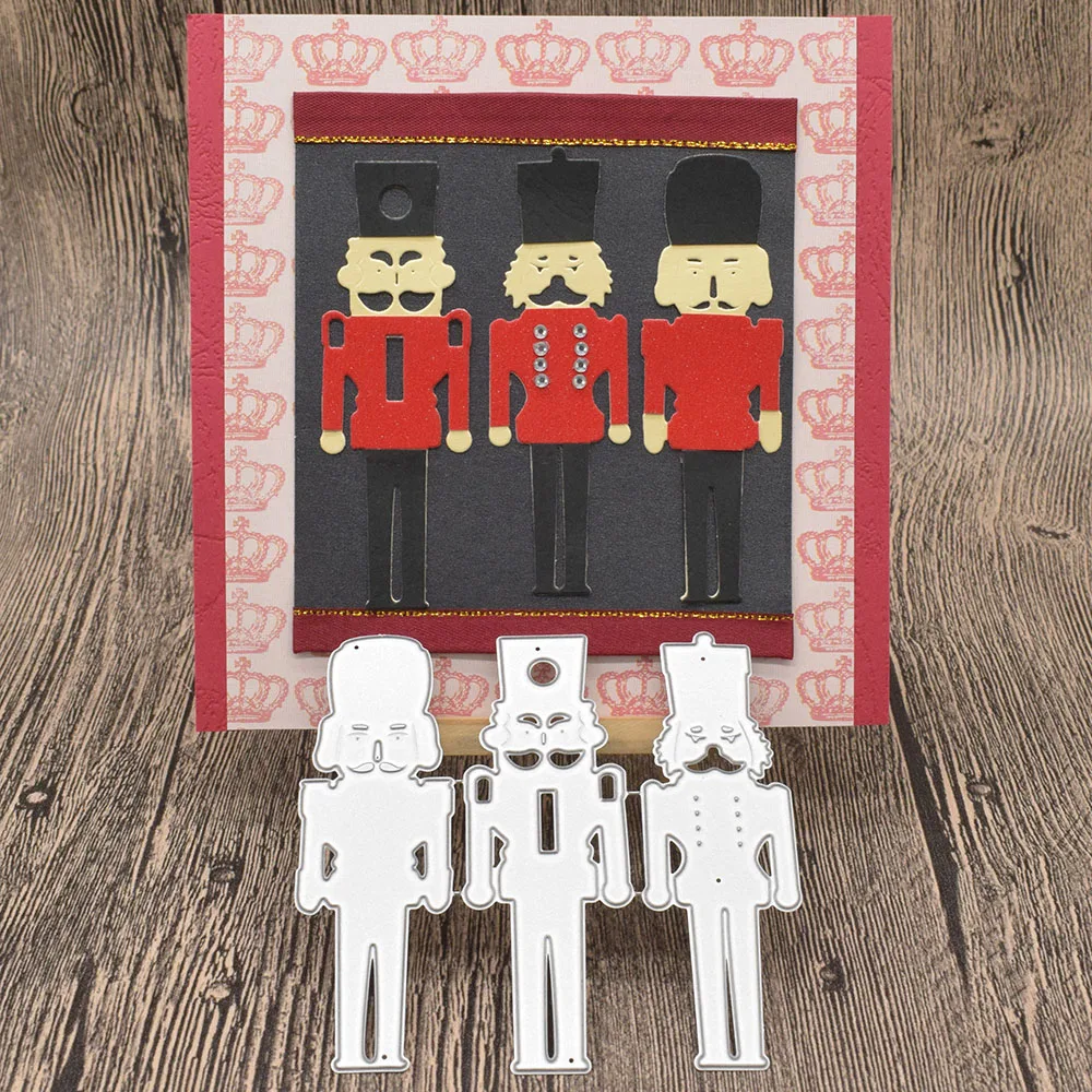 

Soldier Metal Cutting Dies Embossing Dies For Scrapbooking Card Album Gift Decoration