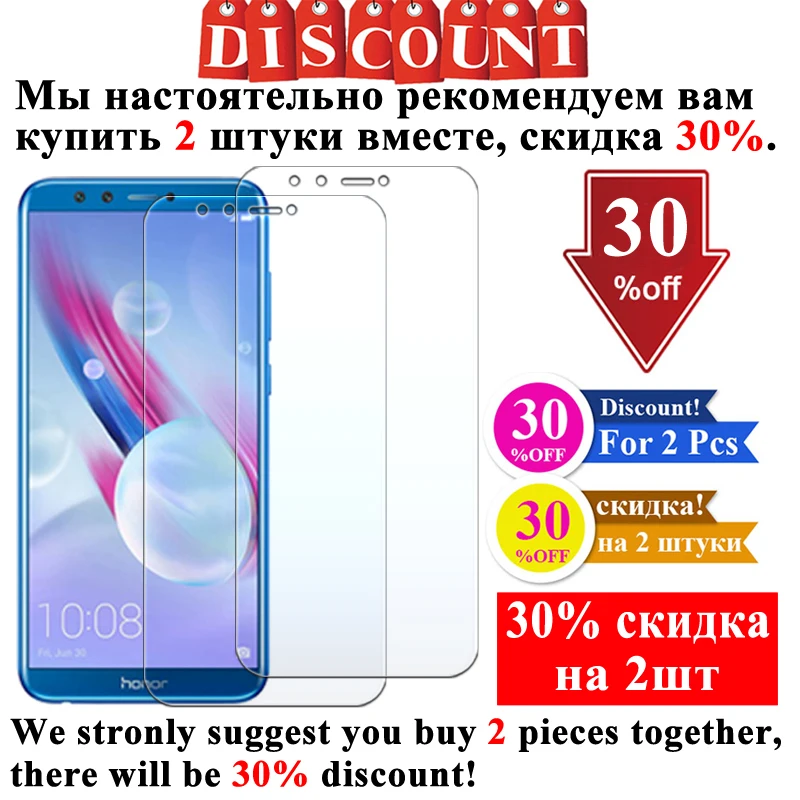 Закаленное стекло для Honor 9 Lite Защитная пленка экрана Huawei 10 Light Iite|Защитные стёкла