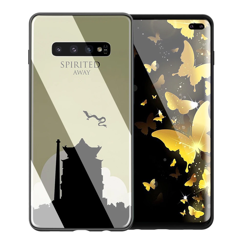 Lavaza Studio Ghibli Spirited Away Totoro Стекло ТПУ чехол для samsung Note 8 9 S7 S8 S9 S10 A10 A20 A30 A40 A50 A60 A70 Edge Plus - Цвет: TG6